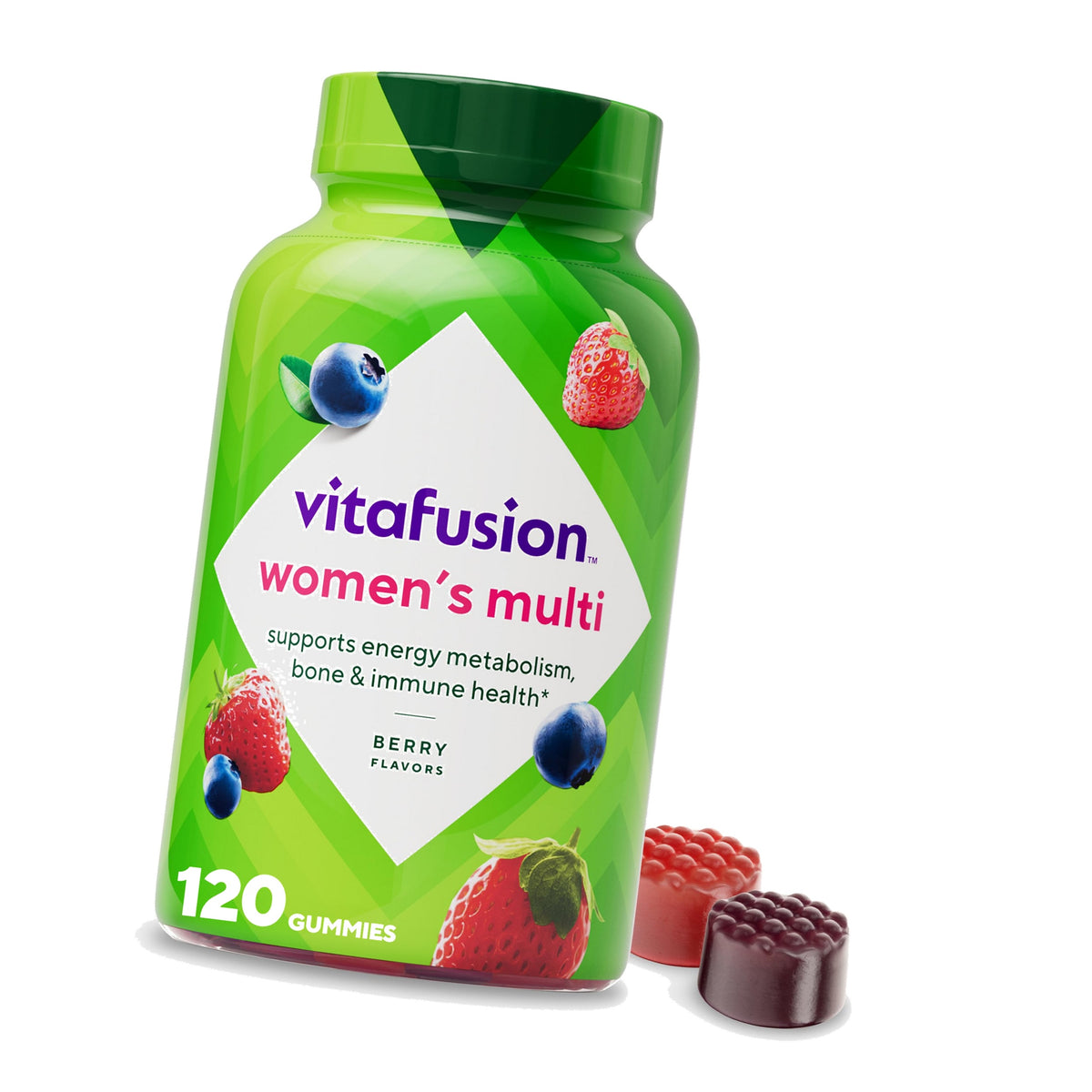 Vitafusion Women's Multivitamin Gummy | Yummy Berry Flavor | 120 Gummies