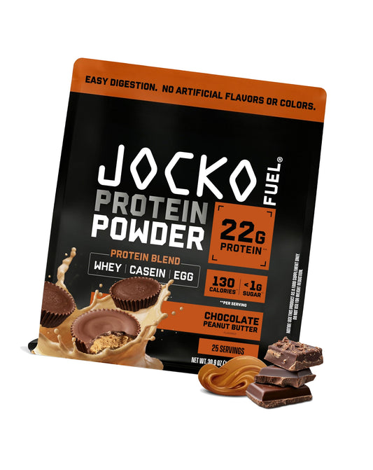 Jocko Fuel Whey Protein Powder, Chocolate Peanut Butter | 25 Servings