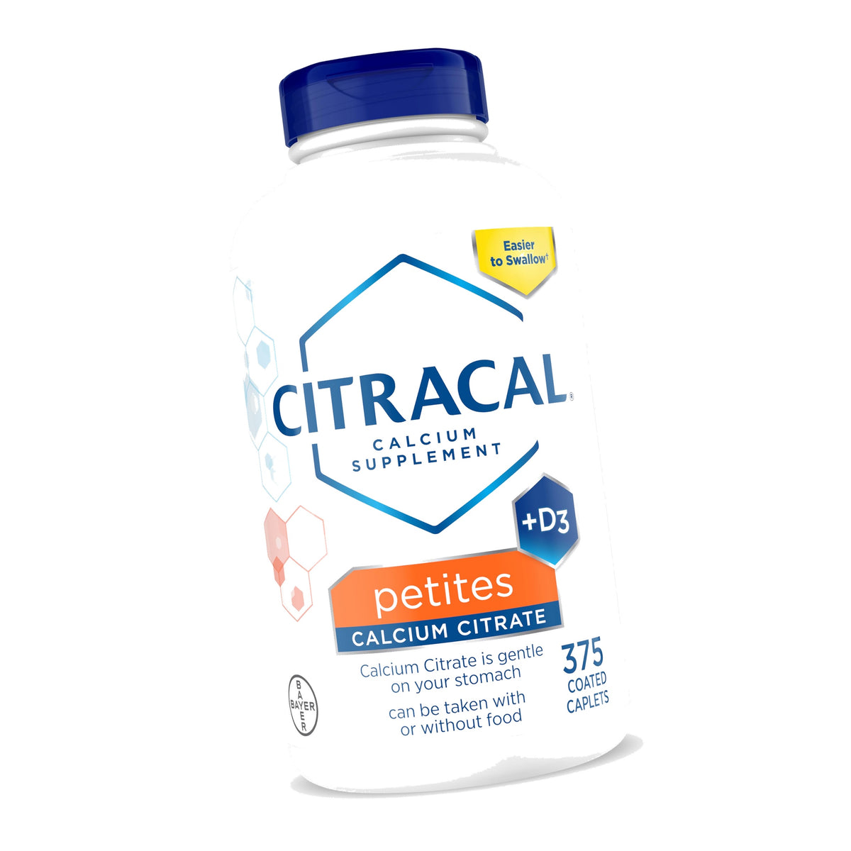 Citracal Petites- Calcium Citrate with Vitamin D3, Bone Health Support, Calcium Supplement for Ages 12+, 375 Count (Packaging May Vary)