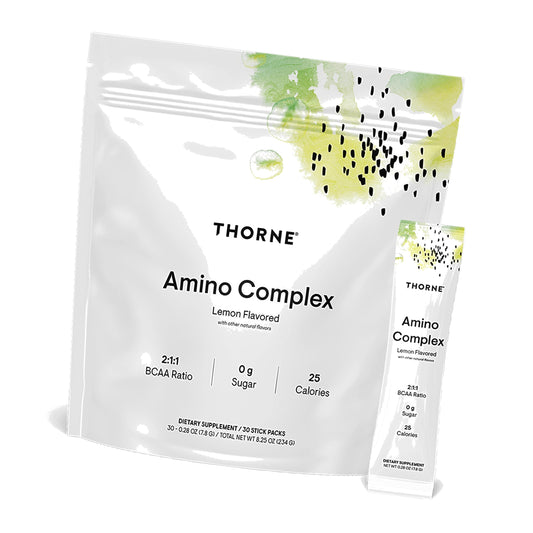 THORNE Amino Complex, Clinically Validated EAA & BCAA Powder, 30 Servings