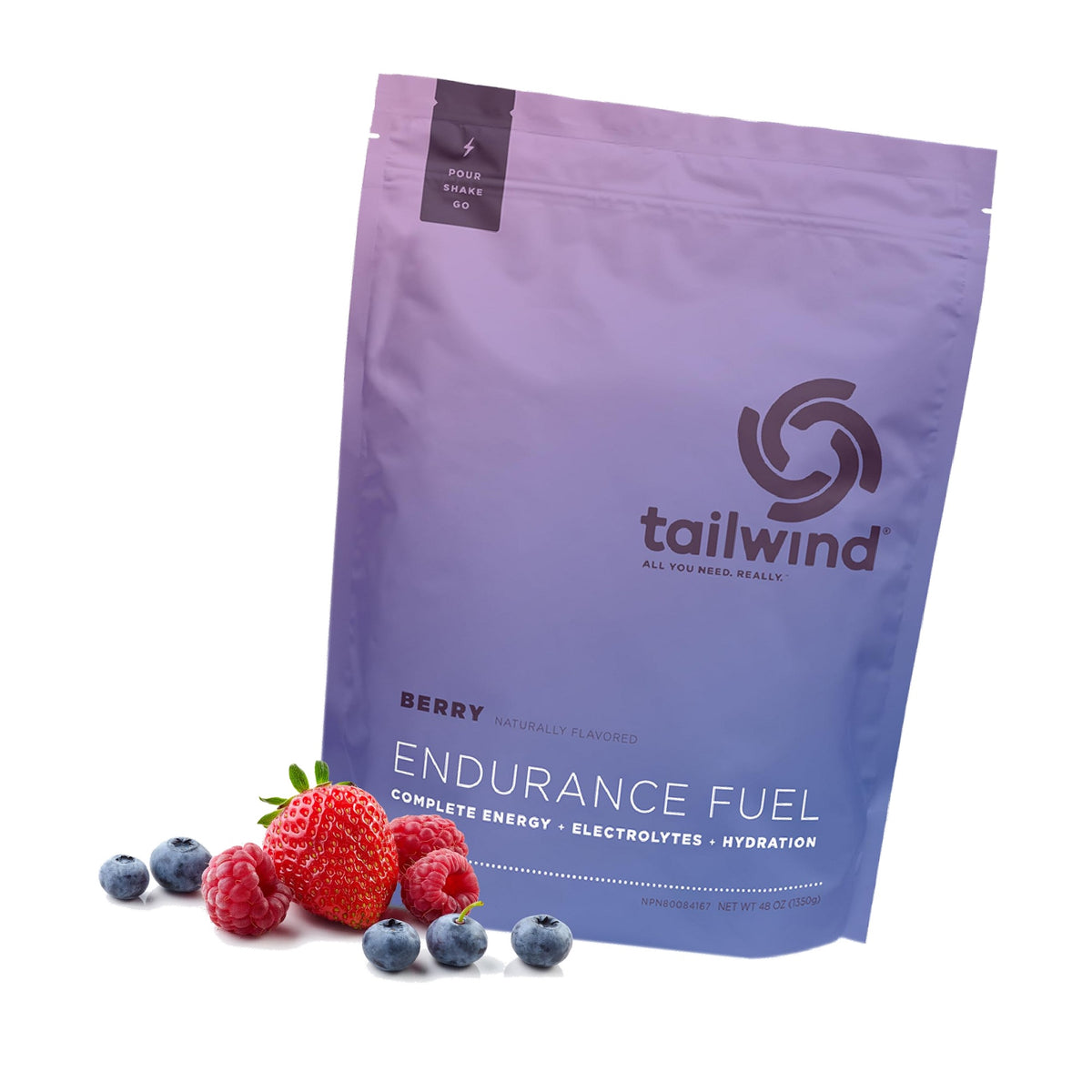 Tailwind Nutrition Endurance Fuel, Berry, 50-Serving Bag