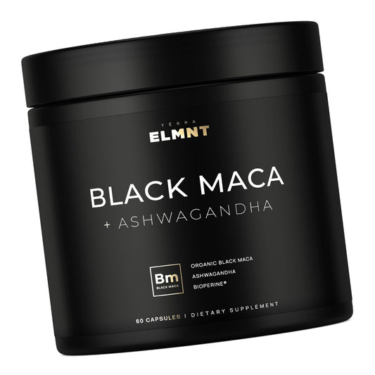 40x Strength Organic Black Maca Root with 15:1 Ashwagandha for Men