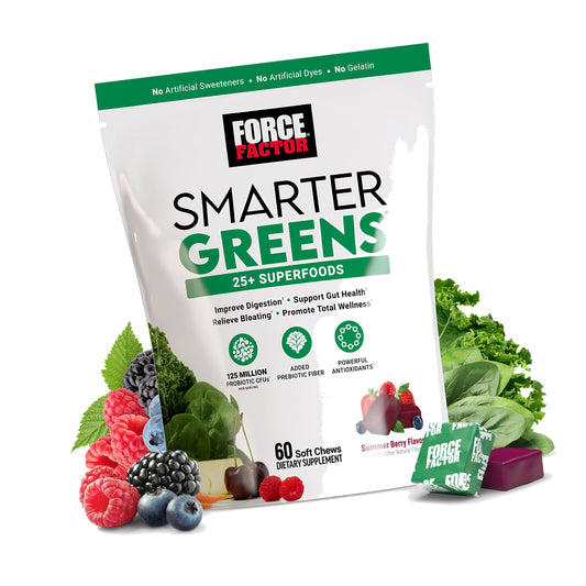 Force Factor Smarter Greens Superfood Chews to Support Gut Health