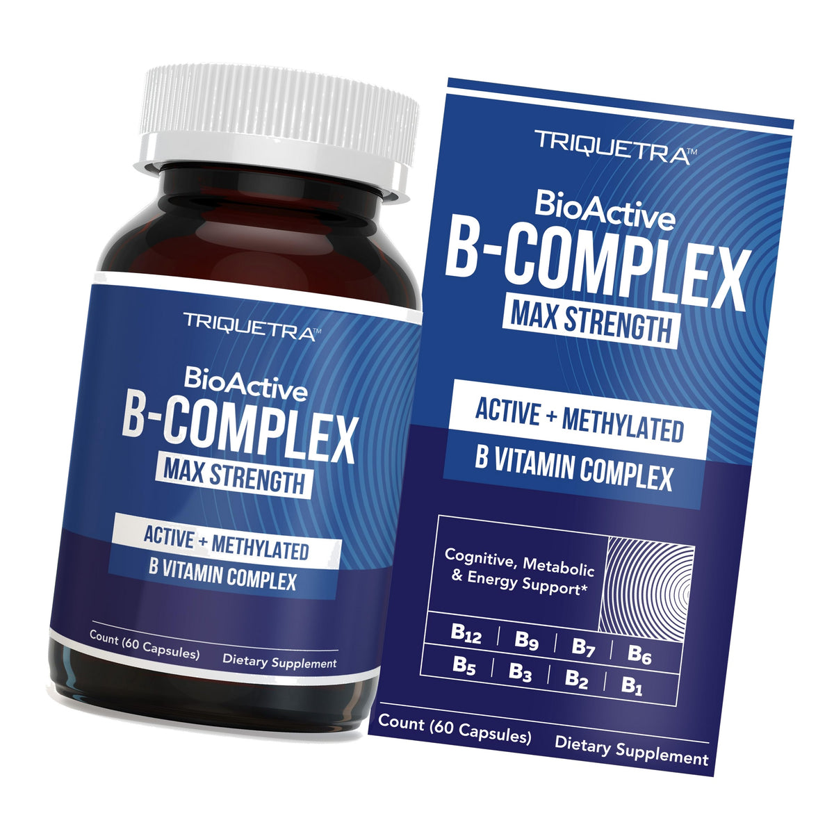 BioActive B Complex, Bloodstream Ready & Methylated, Complete 8 B-Vitamins