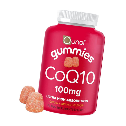 Qunol CoQ10 Gummies by Qunol, 100 mg, Delicious Gummy Supplements, Helps Support Heart Health, 60 ct