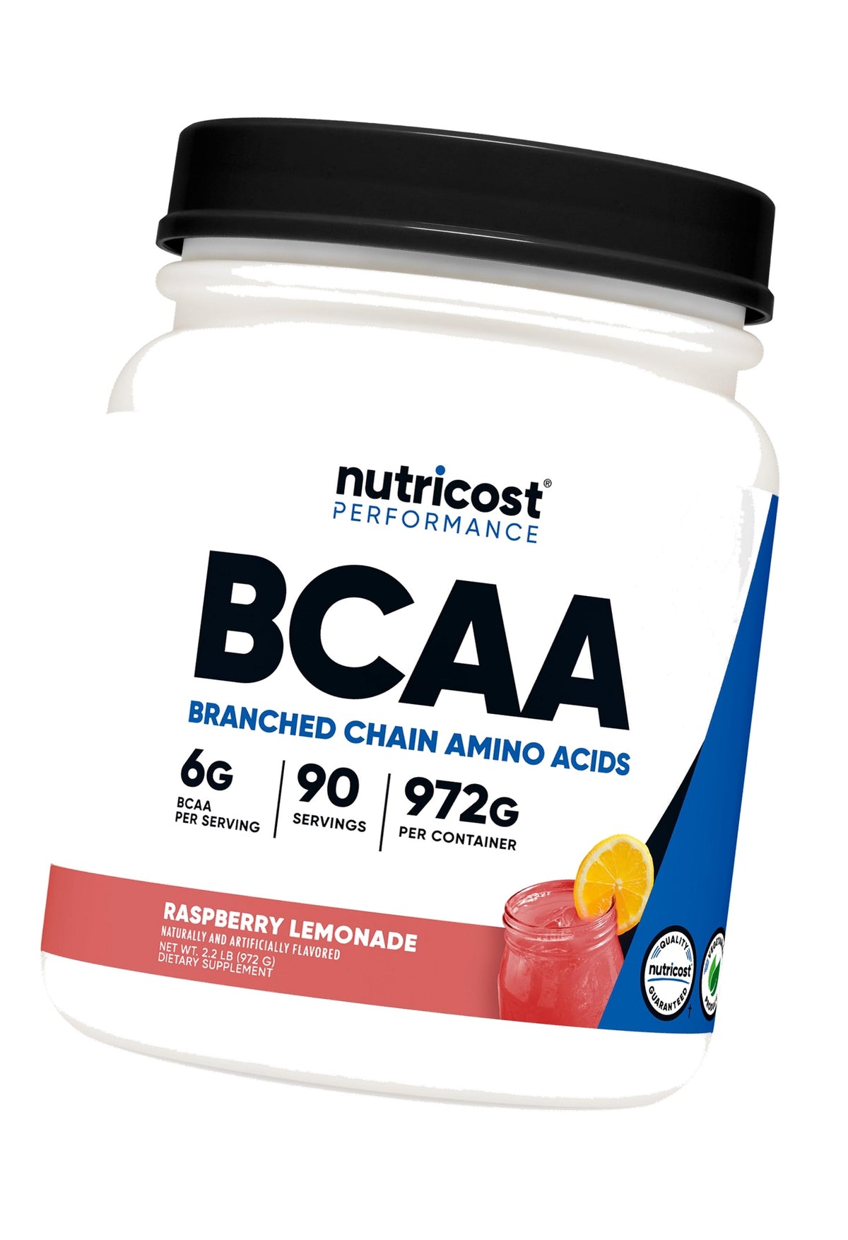 Nutricost BCAA Powder 2:1:1 (Raspberry Lemonade, 90 Servings)