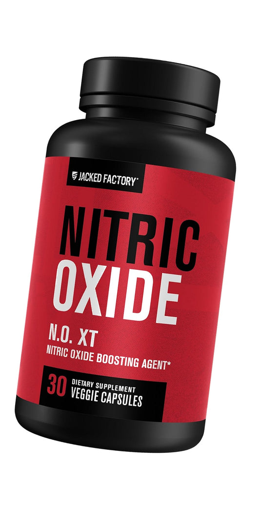 Jacked Factory N.O. XT Nitric Oxide Supplements for Men w/Nitrosigine L Arginine L Citrulline Supplement for Muscle Pumps & Vascularity - Pre Workout Nitric Oxide Booster & Muscle Builder - 30 Caps