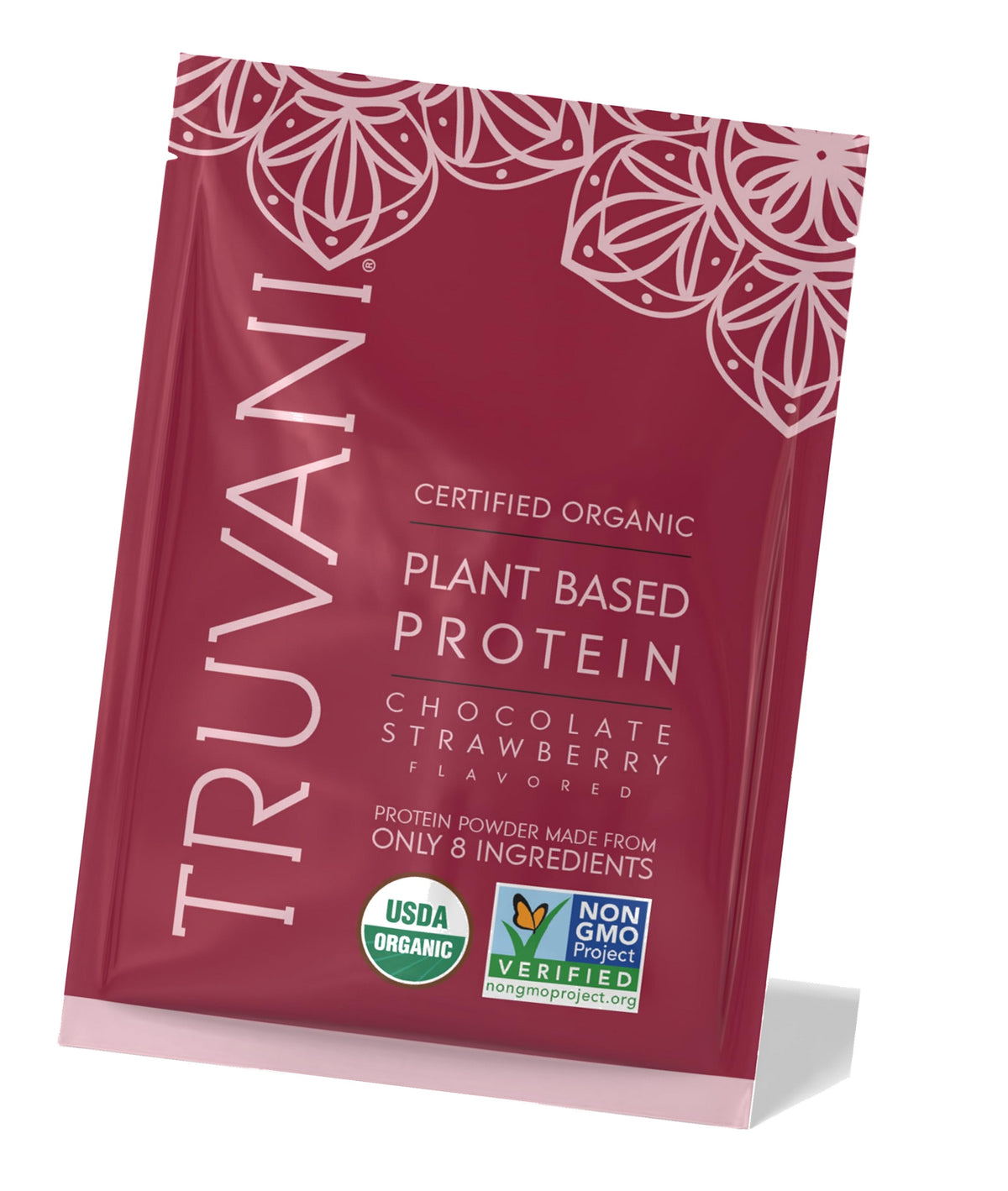 Truvani Organic Plant Based Protein Powder | Chocolate Strawberry