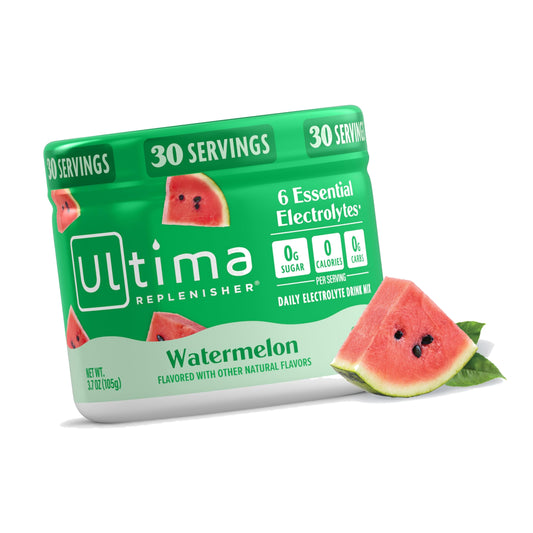 Ultima Replenisher Watermelon Electrolytes Powder, 30-Serving Canister