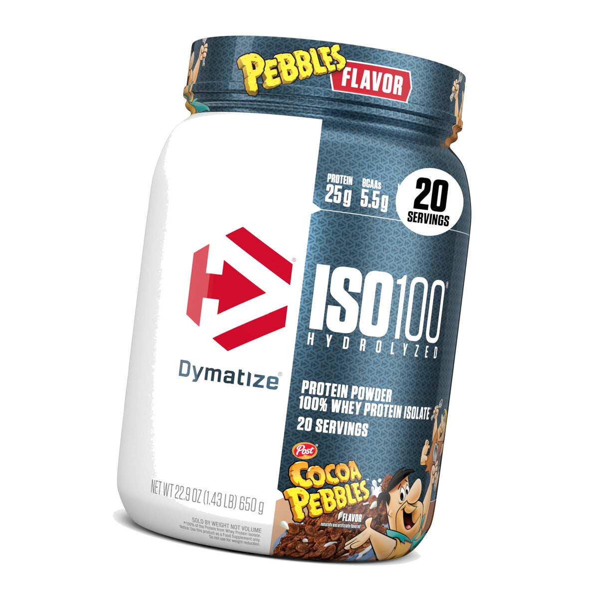 Dymatize ISO100 Protein Powder, 100% Whey Isolate, Cocoa Pebbles
