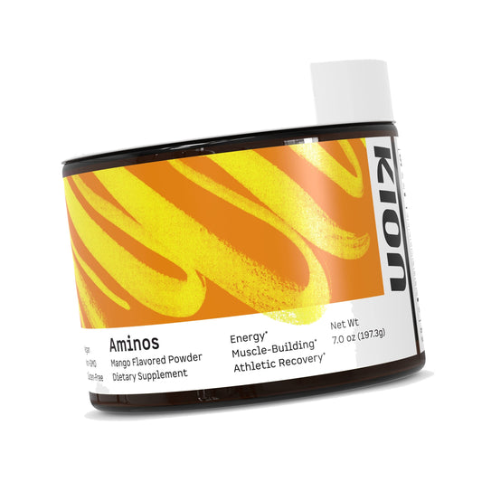 Kion Aminos Essential Amino Acids Powder | All 9 EAAs + BCAAs for Lean Muscle, Recovery & Energy | Sugar-Free, Caffeine-Free