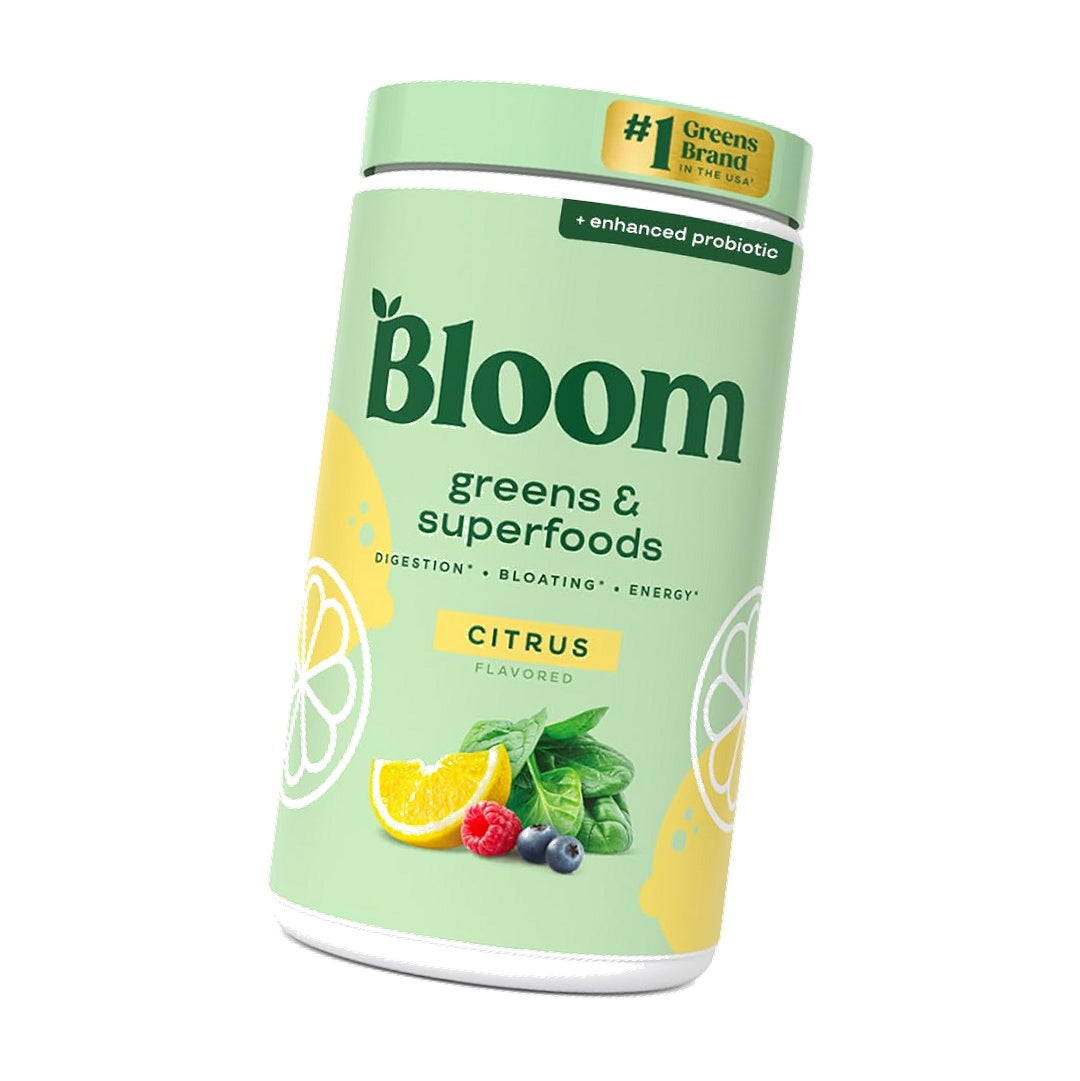 Bloom Nutrition Superfood Greens Powder, Citrus, 60 Servings