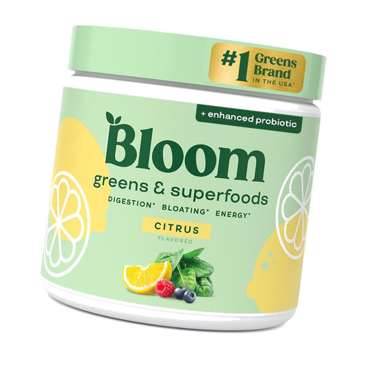Bloom Nutrition Superfood Greens Powder, Citrus, 30 Servings