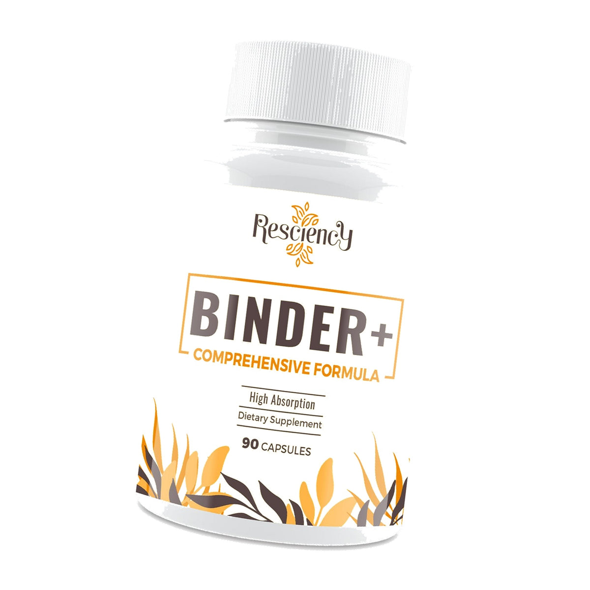 Resciency Detox Binder Supplement – Activated Charcoal, Zeolite, Bentonite Clay, Milk Thistle, Proprietary Blends - Liver & Gut, Max Absorption, 90 Vegan Capsules