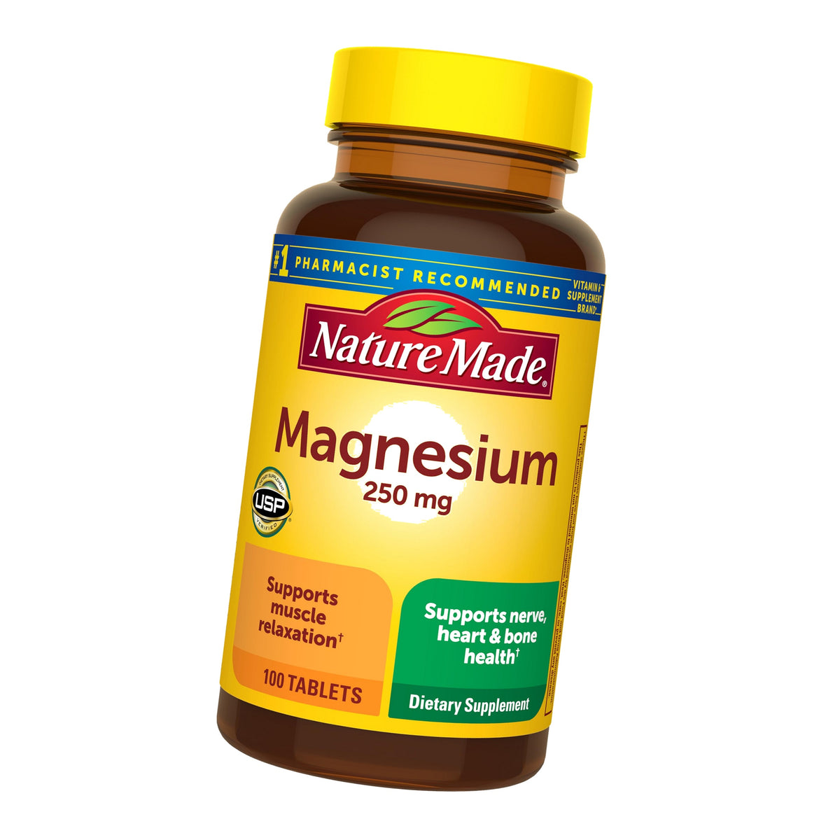 Nature Made Magnesium Oxide 250 mg, 100 Tablets