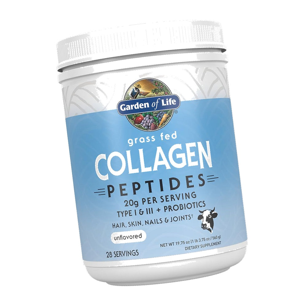 Garden of Life Grass Fed Collagen Powder, Unflavored, 28 Servings
