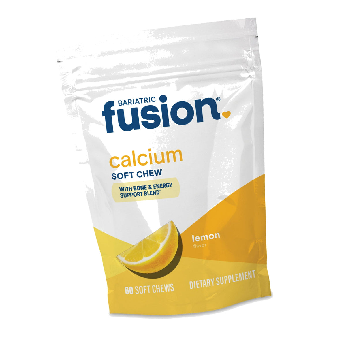 Bariatric Fusion Calcium Soft Chews, Lemon, 60 Count