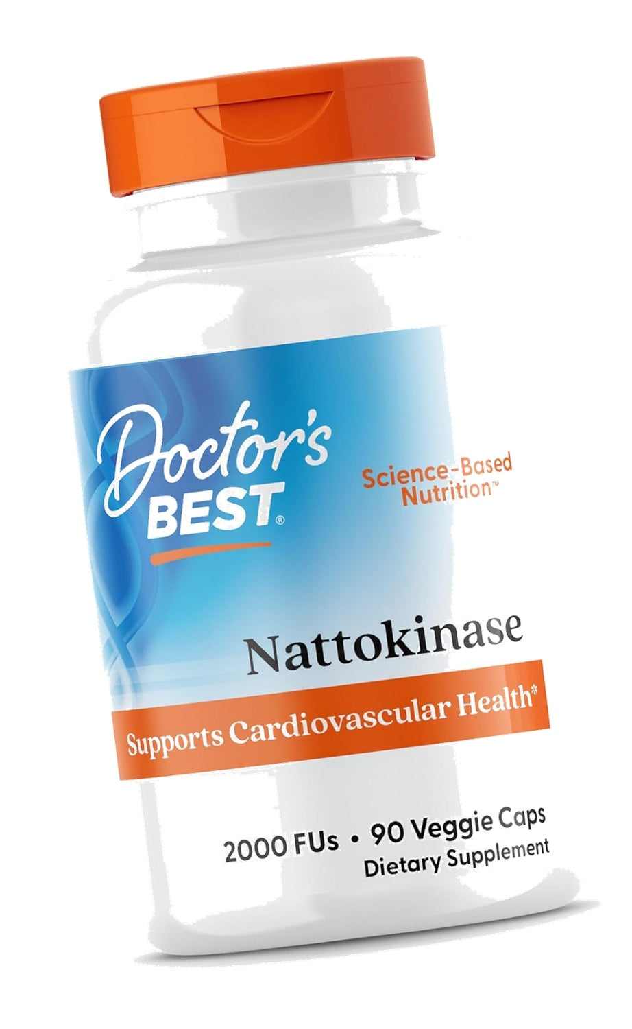 Doctor's Best Nattokinase 2000 FU Supplement, for Men & Women, 90 Veg Caps