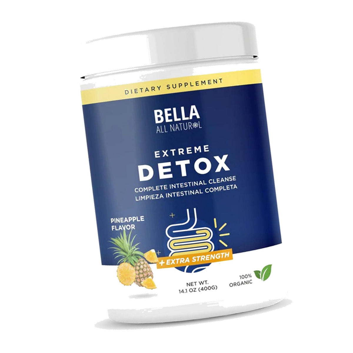 Bella All Natural Extreme Detox Powder (Pineapple)