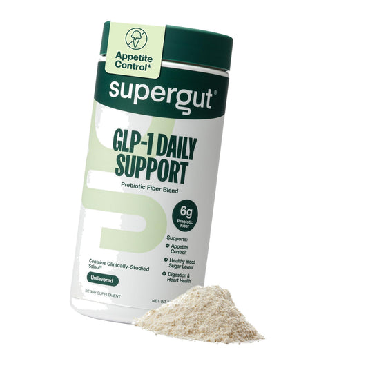 Supergut GLP1 Daily Support High Fiber Supplement Powder, 20 Servings