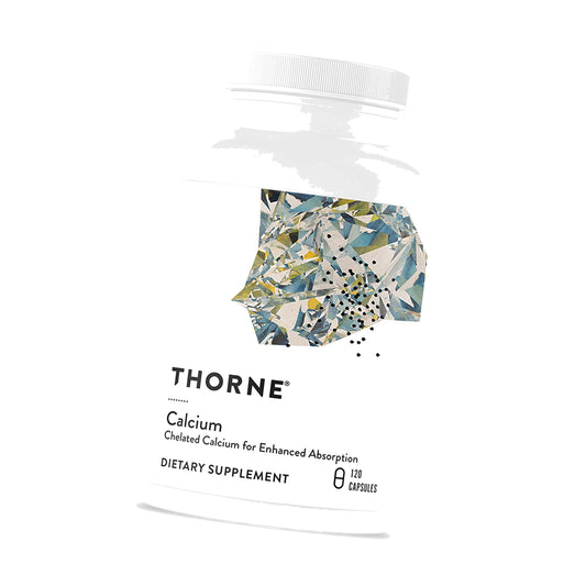 THORNE Calcium, Chelated DiCalcium Malate Supplement, 120 Capsules
