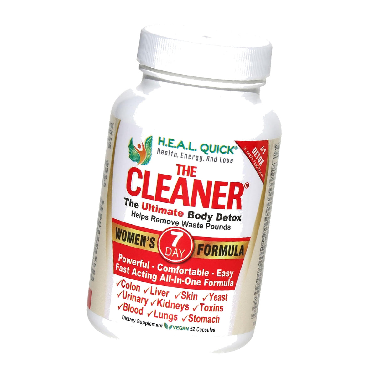 Century Systems The Cleaner Detox, Powerful 7-Day Complete Internal Cleansing Formula for Women, Support Digestive Health, 52 Vegetarian Capsules