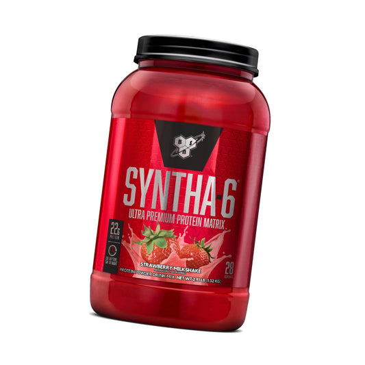 BSN SYNTHA-6 Premium Protein Powder, 6g Fiber, Whey Isolate, 28 Servings
