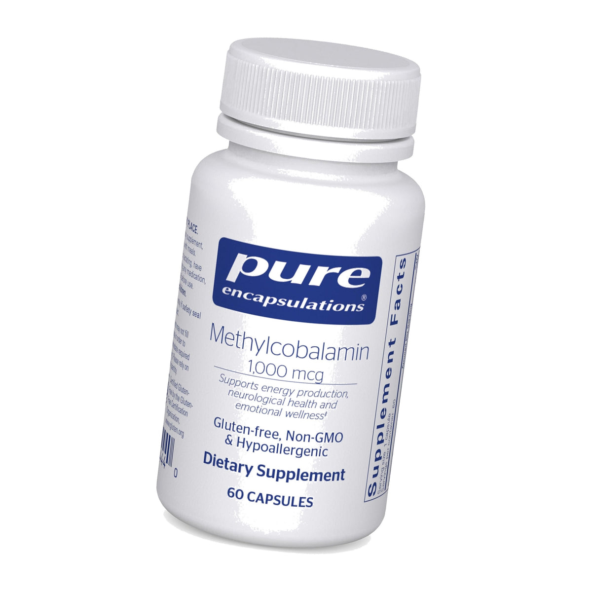 Pure Encapsulations Methylcobalamin 1,000 mcg, 60 Capsules