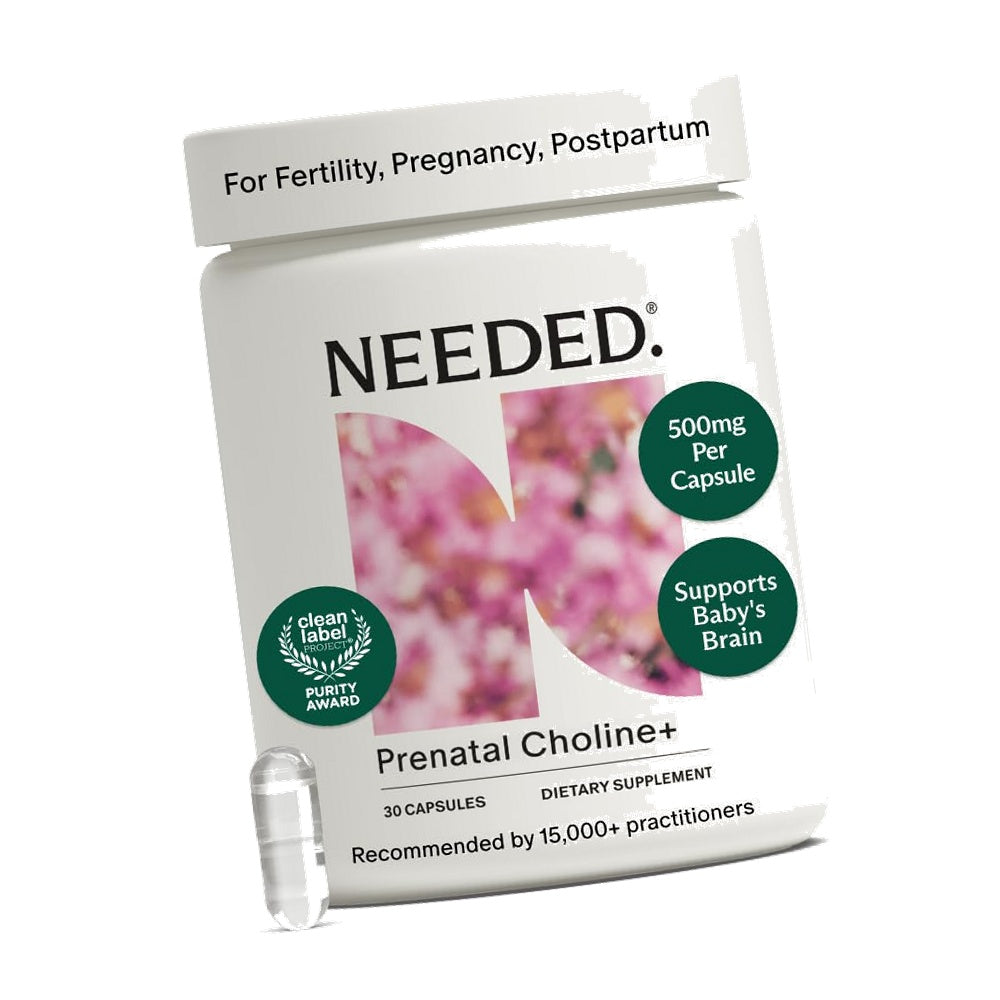Needed. Prenatal Choline+ for Cognitive Development, 30 Liquid Capsules