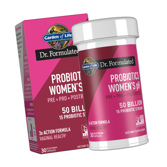 Garden of Life Dr. Formulated Pre, Post & Probiotics, Women's pH, 50B, 30ct
