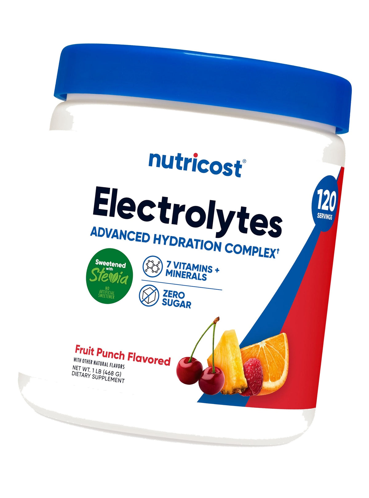 Nutricost Electrolyte Complex Powder (120 Servings, Fruit Punch)