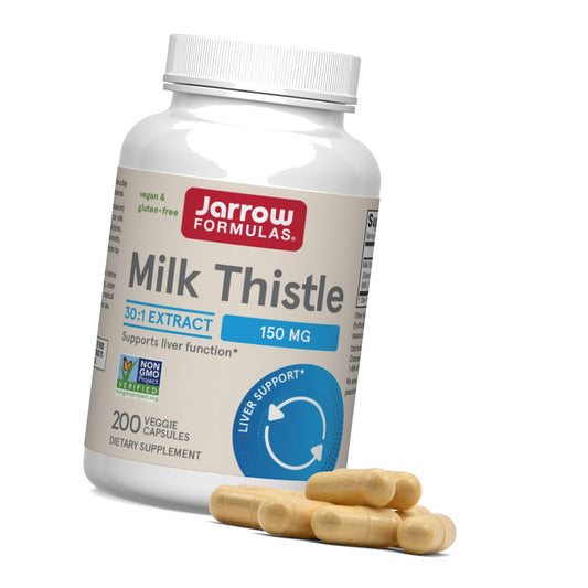 Jarrow Milk Thistle 150mg, 30:1 Standardized Silymarin Extract,200 Capsules