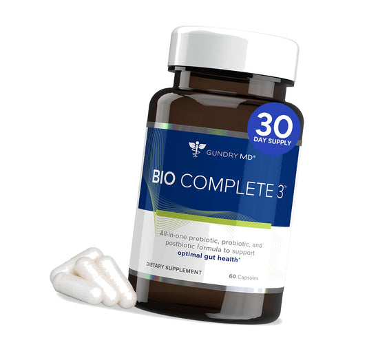Gundry MD Bio Complete 3, 3-in-1 Probiotics, Pre & Postbiotics, 30 Servings