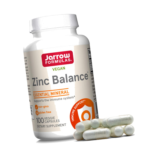Jarrow Zinc Balance 15 mg, Zinc with Copper, 100 Capsules