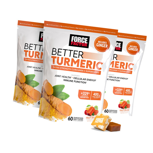 Force Factor Better Turmeric Supplement, Extra Strength Joint Support