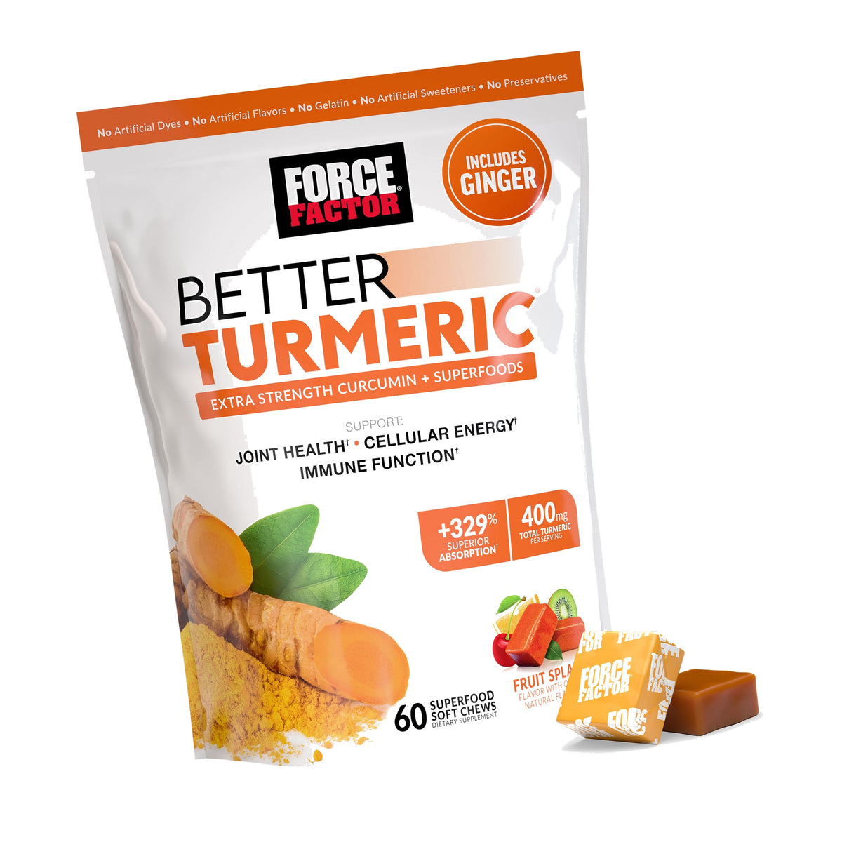 Force Factor Better Turmeric Supplement, Curcumin Extra Strength