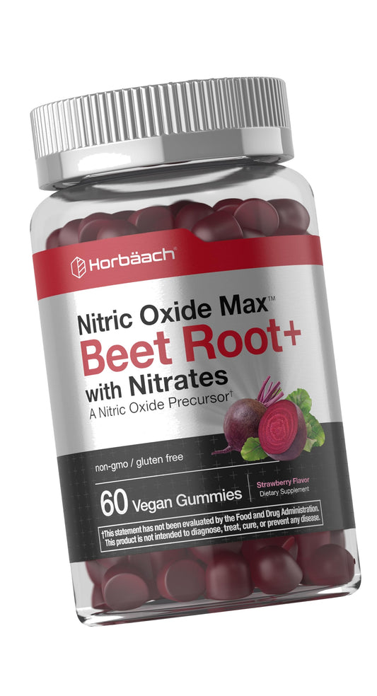 Horbäach Nitric Oxide Beet Root Gummies | 60 Chews