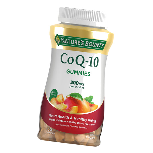 Nature's Bounty CoQ10 Gummies, CoQ10 200mg, 100 Count