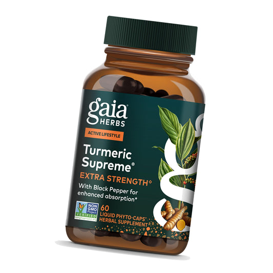 Gaia Herbs Turmeric Supreme Extra Strength, 60 Vegan Capsules