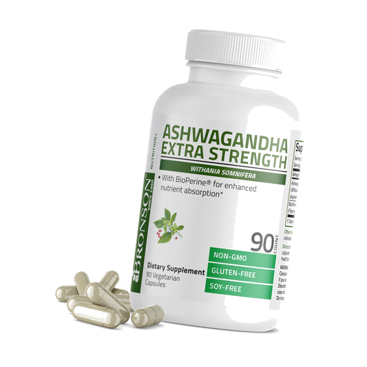 Bronson Ashwagandha Extra Strength Stress & Mood Support 90 Capsules