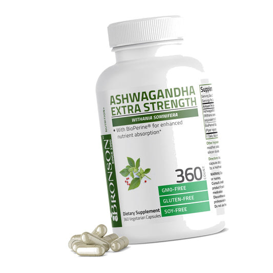 Bronson Ashwagandha Extra Strength Stress & Mood Support 360 Capsules
