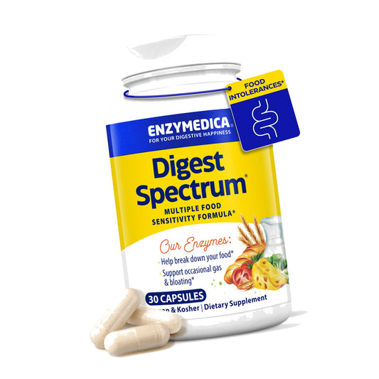 Enzymedica Digest Spectrum - Helps Gas & Bloating - 30 Capsules