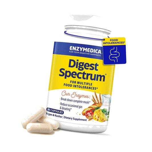 Enzymedica Digest Spectrum - Helps Gas & Bloating - 90 Capsules