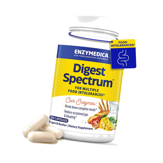 Enzymedica Digest Spectrum - Helps Gas & Bloating - 120 Capsules
