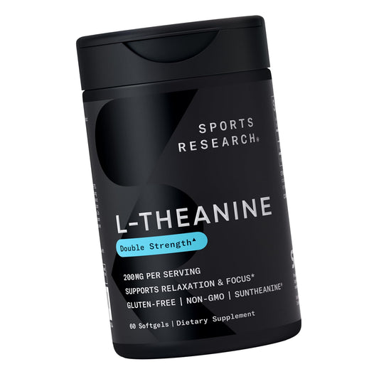 Sports Research® L-Theanine 200mg with Suntheanine®, 60 Softgels
