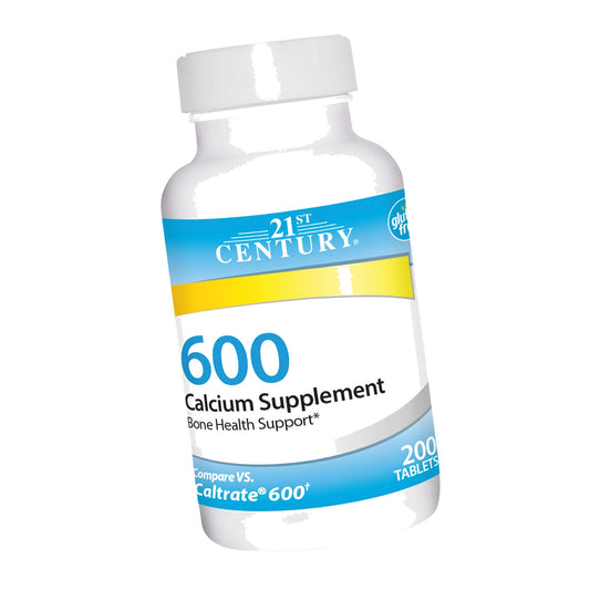 21st Century Calcium Supplement, 600 mg, 200 Count