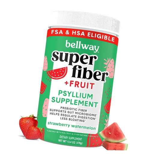 Bellway Super Fiber + Fruit, Organic Psyllium Husk Powder, Sugar-Free
