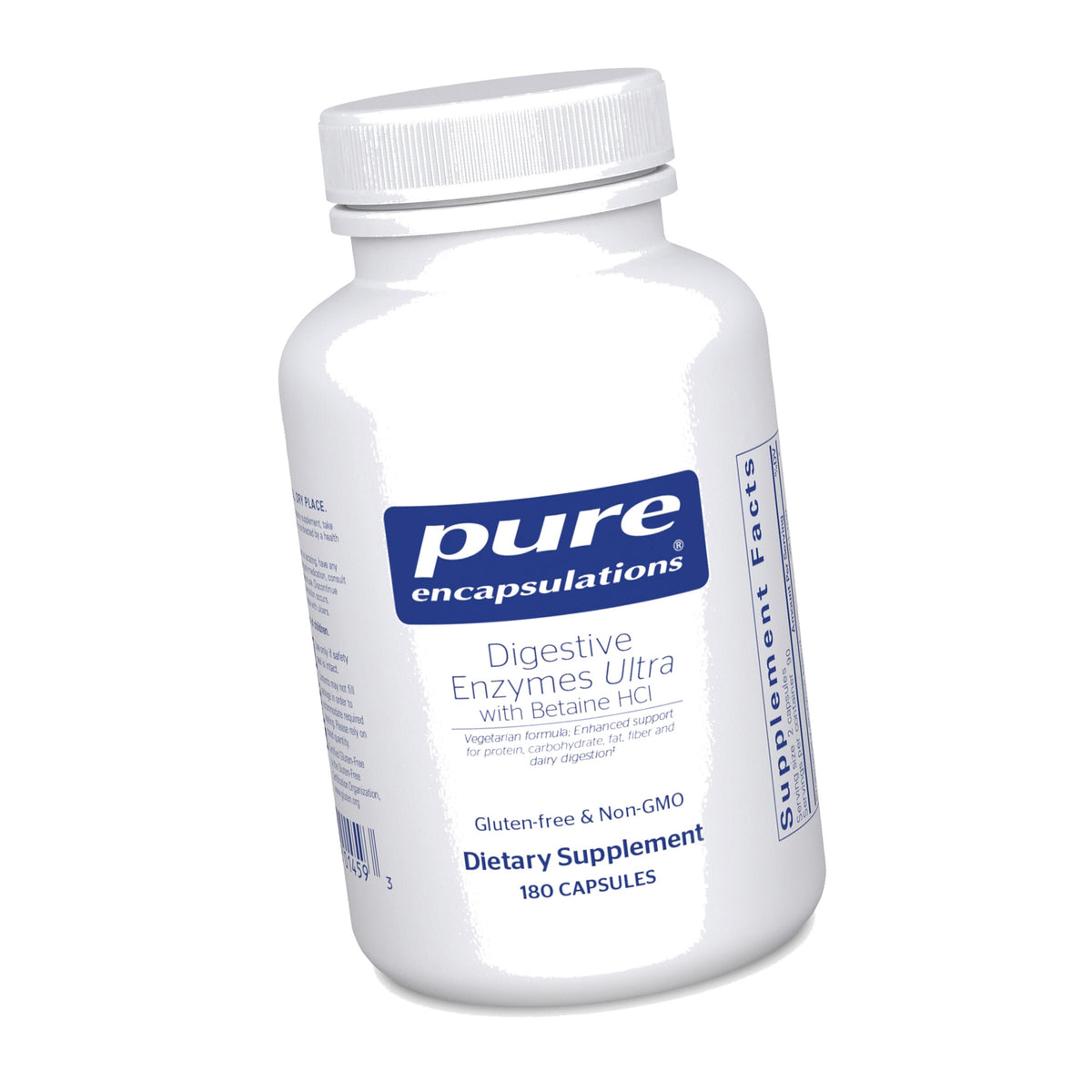 Pure Encapsulations Digestive Enzymes Ultra with Betaine HCl, 180 Capsules