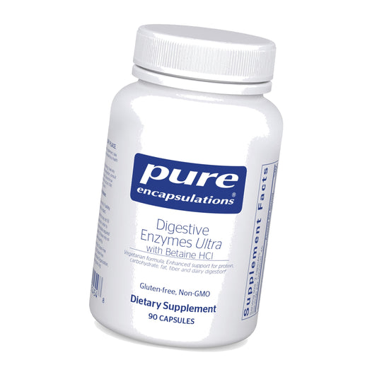 Pure Encapsulations Digestive Enzymes Ultra with Betaine HCl, 90 Capsules