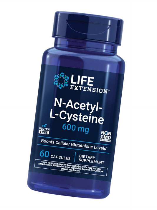 Life Extension N-Acetyl-L-Cysteine (NAC), 600 mg, 60 Capsules